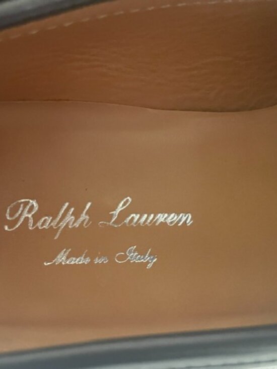 2 pairs of Ralph Lauren Mens Chalmers Burnished Calfskin Penny Loafers size 8.5 main image 5
